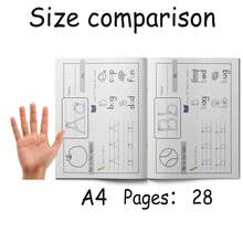 Children's Large Activity Book, Fun Letter Practice Worksheets, Early Learning Workbook, Suitable For Boys And Girls Home Study And Travel Gift - Alphabet Book - View 5