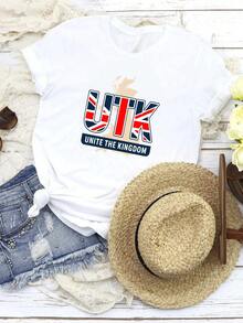 Women T-Shirts - 白色 - 查看 1