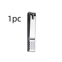 1/2/4pcs Straight Edge Stainless Steel Nail Clippers, Suitable For Thick Nails, Can Be Used For Trimming Ingrown Nails - Multicolor - View 9