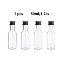 44pcs/4pcs Empty Plastic Lemon Juice Bottles With Lids, Mini Refillable Bottles With Lemon Labels, Jute Rope And Funnel, Suitable For Homemade Lemonade, Juice, Wedding, Party Favors, Beach Trips, Picnics, Holiday Gatherings And Kitchen Decor - Transparent K - View 10