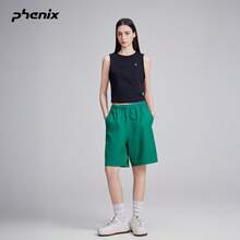 Phenix Phoenix Casual Solid Color Shorts Unisex 2026SS New Antibacterial Comfortable Breathable Sports Pants - Emerald Green - View 2