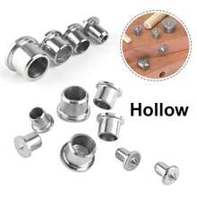 4/8pcs 6/8/10/12mm Panel Furniture Positioning Carpentry Dowel Tips Round Log Pin DIY Locator Center Punching Accessories - A - View 8