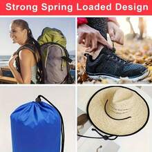 20/30/40/50/60/68/75/88/94/100Pcs Multi-Color Dual-Hole Plastic Spring Buckles, Random Colors, Macaron Color Series, Elastic And Stable, Suitable For Hoodie Drawstrings, Mask Cord Adjustment, Handmade Beaded Jewelry Making, DIY Sewing Bags And Clothing Practical Elastic Cord Accessories. - Multicolor - View 3