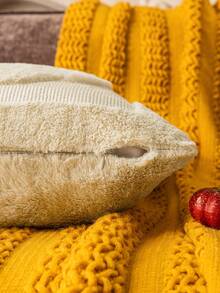 Homemorelove 2pcs/Set, Autumn Home Decor Pillow Covers, Harvest Pumpkin Pattern, Suitable For Bedroom, Living Room, Sofa, Decorative Cushion Covers, Pillow Insert Not Included - Beige - View 3
