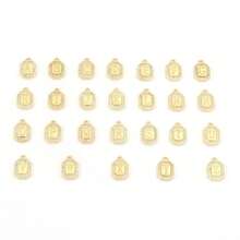 1pc New Initial Cross Stainless Steel Cuban Chain Bracelet For Men - Yellow Gold - View 4