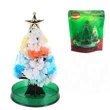 1pc Magic Tree Colorful Christmas Tree Magic Watering Paper Tree Can Bloom And Crystallize Creative Christmas Gift - Multicolor - View 7