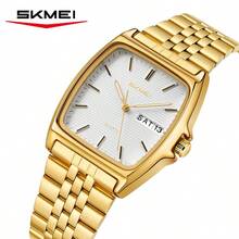 Skmei 2628 Trending Stylish Unisex Quartz Watch Clear Stainless Steel Band Waterproof Calendar In Stock Business Watch Set - one-size - View 13