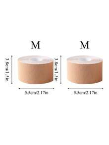 1/2pcs Breast Lift Tape,Invisible Self-Adhesive Disposable Tape, Elastic Sports Tape - Breathable Lifting Breast Tape, Suitable For A-F Cup Sizes - Multicolor - View 32