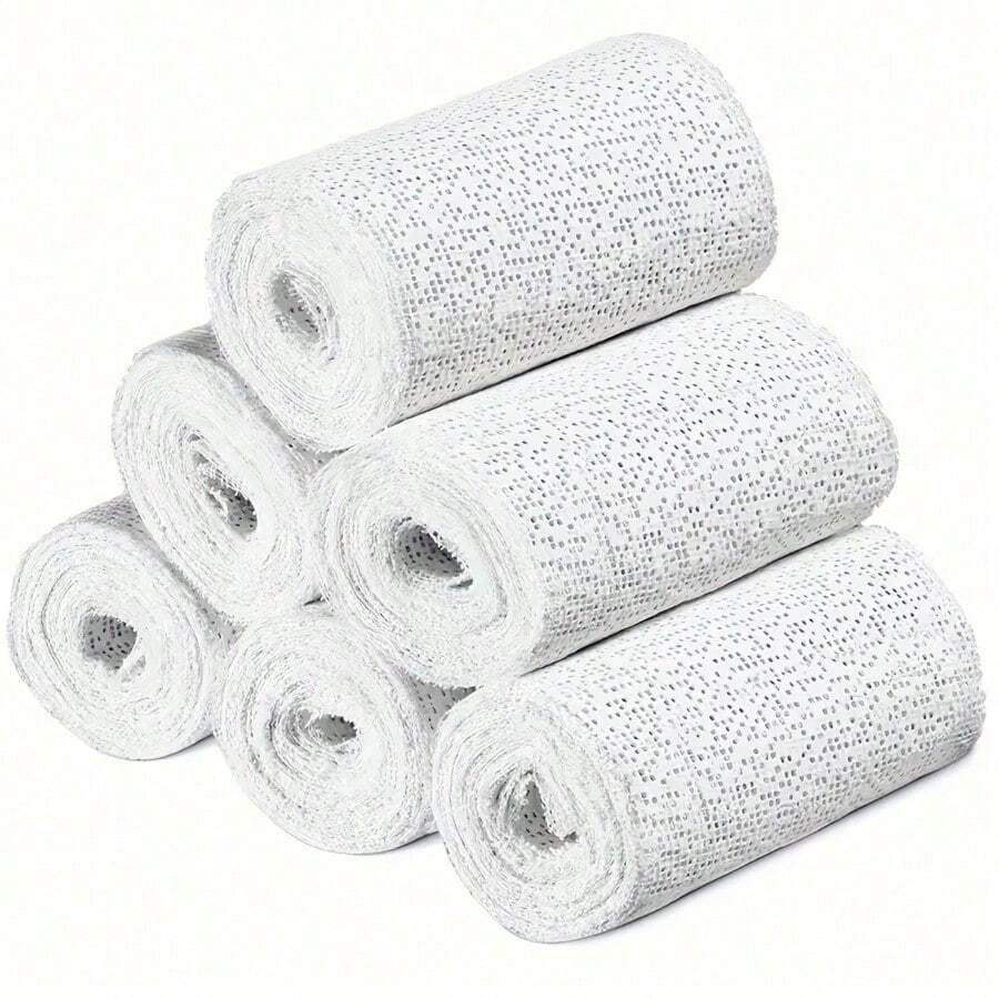 5cm*270cm Individually Packed Plaster Bandage Roll Suitable For Body Cast, Abdominal Mold, Crafts And Sculpture - White - View 1