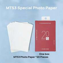 HPRT MT53 Mini 3-Inch Adhesive Photo Paper | Inkless Printing Technology | Scrapbook Collage/Phone Case Decoration/Gift Message Sticker | Pocket Size Portable | Create Exclusive Instant Photo Style - View 15