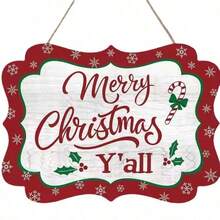 Christmas Home Decor Merry Christmas Wooden Sign Creative Decorative Plaque - 8951 - View 7