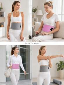 Yoga Waist Support Belt Features Adjustable Hook And Loop Closure And Is Suitable For Yoga, Gym Workouts, Running, And Other Activities. It's Also Suitable For Everyday Wear And Is Suitable For Both Men And Women. - Multicolor - View 9