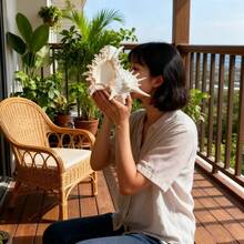 Large White Conch Shell, Home Decor, Aquarium Landscaping, Aquarium Decoration, Large Conch Shell, Home Decor Ornament, Home Life Decoration, Aquarium Landscape, Aquatic Decoration, Specimen Decoration, Home Decor - 1PC - View 6
