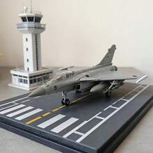 1/72 Scale Dassault Rafale Multirole Fighter Jet Model, Pre‑Painted Military Aircraft Collectible Ornament For Hobby‑Ists - Grey - View 6