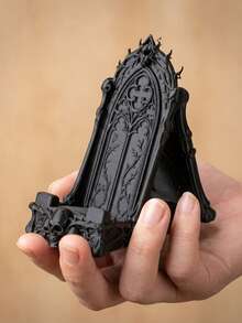 1 Set Halloween Bat Wing Glasses Holder/Phone Stand, Unique Gothic Style Desktop Decor, Exuding Eerie Atmosphere, Can Be Used As Punk Style Glasses Display Rack Or Cool Storage Accessory - Multicolor - View 11