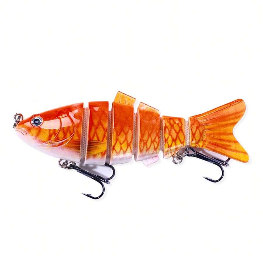 HENGJIA 1PC 10cm18g Wobblers 6 Segments Pike Sinking Fishing Lures Artificial Multi Jointed Sections Artificial Hard Bait Trolling Pike Carp Fishing Tools