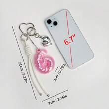 MIYIN 3D列印數字包包吊飾(0-9)，可愛泡泡字母吊墜，附鑰匙圈與愛心裝飾，中性款，適用於手提包與背包的包包吊飾配件 - 黃色 - 查看 10