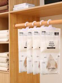 10/5/3pcs Large Capacity Dehumidifier Bags, Non-Electric Moisture Absorbent Desiccant, Suitable For Wardrobe, Home, Closet Clothes, Shoes, Bedroom, Bathroom, Basement, Reusable, Suitable For Humid Weather, Used For Storage Boxes - View 2