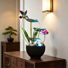 Creative Hummingbird Desktop Water Fountain Small Circulating Water Cat Drinking Fountain Cat Gift Living Room Bedroom Decor - Hummingbird - View 2