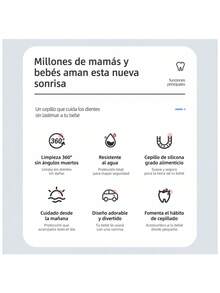 3 Cepillo Dental Taxi De Silicona En Forma De U - beis - Ver 5