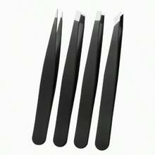 High Precision Eyebrow Tweezers, Stainless Steel Eyebrow Trimming Tweezers, Suitable For Fine Hair, Beard, Ultra-Thin Flat Head Trimming Tool, Suitable For Home And Salon Use - Multicolor - View 14