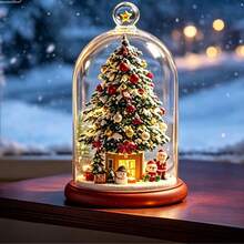 1pc Acrylic Flat Christmas Decoration, Suitable For Home, Office Or Cafe Desktop Decor - Multi-Functional Holiday Decoration For Halloween, Thanksgiving, New Year - 1PC - View 4