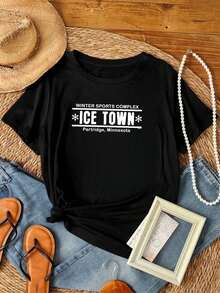 Women T-Shirts - Black - View 1