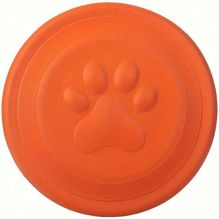 Dog Flying Disc - Orange/Orange - View 1