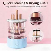 Makeup Brush Cleaning & Drying Tools - Blue - View 4