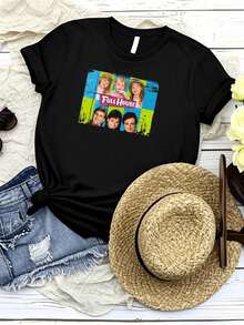 Women T-Shirts - 黑色 - 查看 1