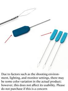 Long Sewing Machine Threader, Universal Home And Industrial Sewing Machine Threading Tool, Blue Plastic Handle Threading Needle Guide Device - Multicolor - View 8