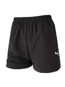 Puma Women's WARDROBE ESS A-Line Woven Shorts 3" Casual Running Shorts 639889-01 - Black - View 4