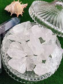 Clear Rock Quartz Tumbled Polished Stones | For Healing Crystal, Wicca Witchcraft And Home Decor, Chakra Reiki, For Jewely Making, DIY Crafts, Meditation Crystal Grids - Multi-color - View 5