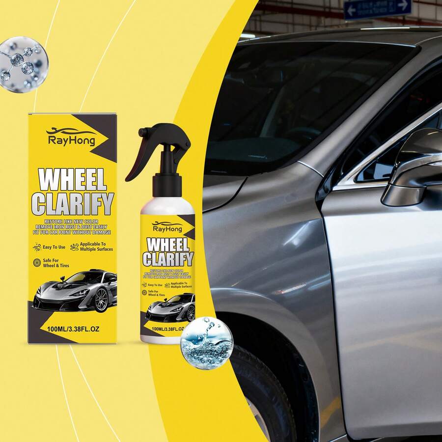 rayhong Spray desengrasante para carro Actúa rápido elimina eficazmente la óxido de hierro óxido metálico restaura el brillo Adecuado para diversas superficies metálicas Herramientas para automóviles bicicletas y hogar Forma una película protectora antioxidante que prolonga la vida útil de los componentes Rápido y cómodo - Eliminador de óxido para automóviles. - Ver 1
