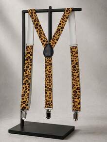 Men's 2.5cm High Elasticity Suspenders - Ginger - View 6