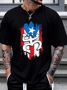 100% Cotton Chancla Survivor Puerto Rican Puerto Rico Funny Spanish Joke T-Shirt Women's Men Graphic Tee - 黑色8 - 查看 1