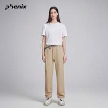 +Phenix 2026SS Elastic Woven Long Pants Outdoor Minimalist Versatile Commute Loose Casual Trousers - Earth Brown - View 3