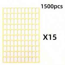 100/200/500/1000片美甲黏貼貼紙雙面膠帶，適用於假指甲展示架、美甲尖頭展示架支架工具（不含支架），美甲用品、美甲工具、返校季、指甲、穿戴甲美甲工具 - 彩色 - 查看 17