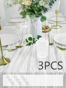 Runner da tavolo in garza di cotone, (60/90*180/300cm,45*275cm) colore unito, runner in garza stile boho per decorazione matrimonio, runner da tavolo romantico per matrimonio, festa di compleanno 10/3/1 pezzo - Runner da tavolo in garza - Visualizzare 129