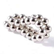2-4pcs Fake Nipple Bar Faux Nipple Rings Silve Balls Clamps Non Piercing Fake Nipple Piercing - Multicolor - View 4