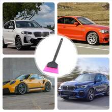 Small Window Tint Mirror Squeegee TPU Blade Scraper Car Corner Windshield Handheld Cleaning Tool Window Film Tinting Scraper - Short Style - View 6