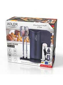 Adler خلاط AD 4230 مع درج ملحقات قابل للسحب - قابس اتحاد أوروبي نوع E (220 إلى 240 فولت) - مشاهدة 10