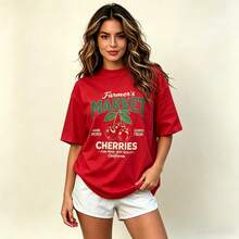 Women Senior T-Shirts & Tops - Red - View 3