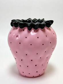 1件創意草莓樹脂花瓶－桌面與辦公室水果裝飾，可愛家居飾品 | 家居裝飾、房間裝飾、波希米亞風裝飾、桌面裝飾、可愛收藏品、獨特禮物 - 新款 - 查看 12