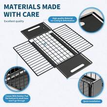 1/2pcs Pull-Out Storage Rack, Kitchen Cabinet Organizer, Under Sink Sliding Drawer Storage Basket, Bowl And Plate Rack, Spice And Snack Rack, No Drilling Space-Saving Organizer, Suitable For Organizing Home, Kitchen And Bathroom Supplies - Short Frame-1pc - View 5