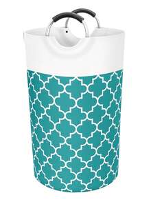 Extra Large High Quality Laundry Basket With Soft Padded Handles - Fabric Laundry Hamper, Foldable Round Basket, Suitable For Various Room Types, Casual Style Clothes Storage Box, Laundry Accessories, Laundry Basket, Space Saving - View 20