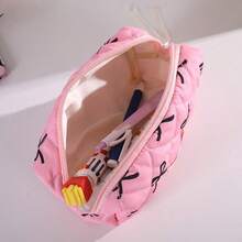 1pc Bowknot Pencil Case, Minimalist Portable Student Stationery Storage Bag, Multi-Functional Makeup Bag, Suitable For Daily School Use - Style 1 - View 8