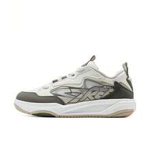 XTEP Qilang CTR | New Vintage Breathable Men's Casual Skate Shoes - White/Grey-green - View 6