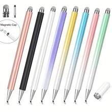 Universal 2-In-1 Stylus Pen, Compatible With IOS And Android, Capacitive Drawing Pen Compatible With IPad Tablet And Smartphone - View 3