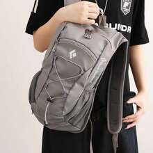 Ransel Ringan Black Diamond 18L untuk Aktivitas Luar Ruangan, Lari, Mendaki Gunung, dan Hiking - Tas Off-Road - Grey - View 3